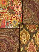 Brown Paisley Fabric