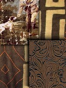 Brown Southwest Lodge Fabrics