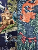 Blue Chinoiserie Fabrics