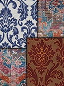 Traditional Chenille Jacquard Fabric patterns.