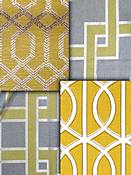 Citron Trellis Fabric