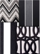 Classic Black & White - Sunbrella Fabric
