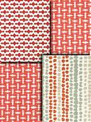 Coral Coordinate Small Scale Fabric