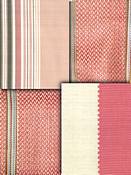 Coral Stripe Fabric