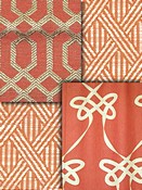 Coral Trellis Fabrics