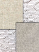 White & Cream Crypton Upholstery Fabric