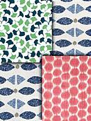 Small print foulard fabric