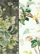 Garden Green Floral Fabrics