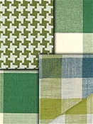 Green Check Fabric