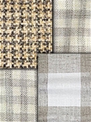 Grey Check Fabrics