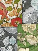 Botanical & floral fabric by the yard