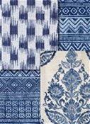 Jennifer Adams Blue Fabric
