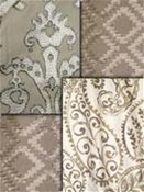 Jennifer Adams Taupe Fabric