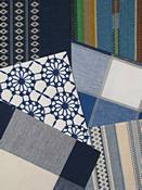 Blue Laura And Kiran Fabrics
