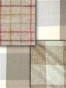 Natural Khaki Check Fabrics