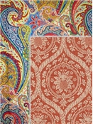 Paisley & Medallion Linen Fabric