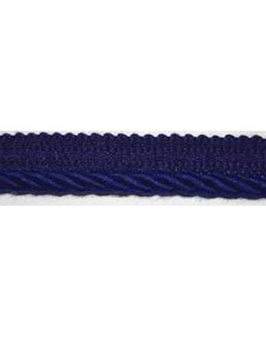 5 Yards Sunbrella outdoor Trim 1/4 inch Captain Navy cord with tape 