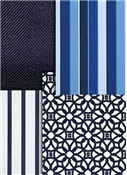 Marina Indigo - Sunbrella Fabric