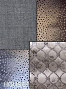 Charcoal Grey Metallic Fabric