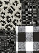 Natural Black Outdoor Fabrics