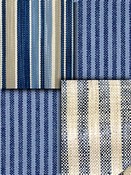 Navy Blue Stripe Fabric