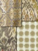 Neutral Ikat Fabrics