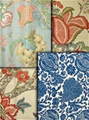 jacobean floral fabric by the yard