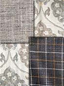 P Kaufmann Silver - Grey Fabric
