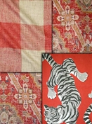 Red Fabric - P. Kaufmann Fabric