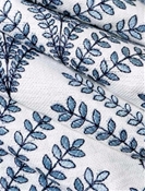 04971 Blue Vern Yip Fern Embroidery