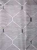 Abaca 915 Urban Grey Embroidered Fabric