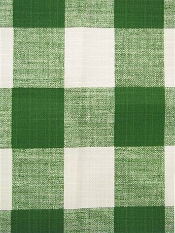 Outdoor Buffalo Check Grass | Outdoor Fabric by the Yard