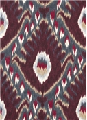 Bold ikat Currant