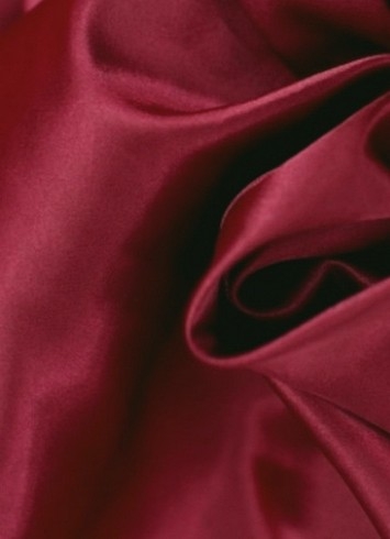 Red Bridal Satin Fabric