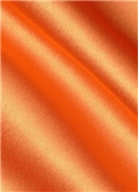 Orange Crepe Back Satin Fabric