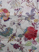Ceylan Linen 72 Orange Green Covington Fabric