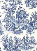 Charmed Life Cornflower Toile Fabric