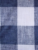 Emerson Midnight Blue Plaid Fabric