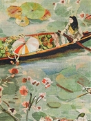 Bangkok Silversage Chinoiserie Regal Fabric