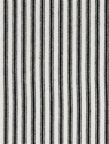 Waverly Classic Ticking Fabric Black