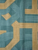 Contour Lines Jasper Geometric Fabric