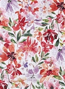 Desiree 361 Woodrose Floral Fabric