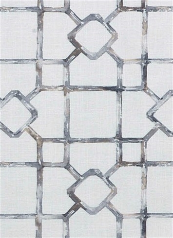 Dinah 145 Travertine Lattice Fabric | Covington Fabric