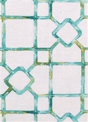 Dinah 23 Lagoon Lattice Fabric