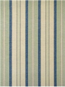 Dover Stripe Cream Aqua Blue