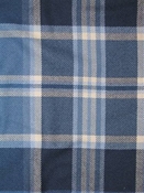 Emerson Midnight Blue Plaid Fabric