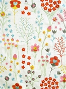 Floral Feast Embroidered Spring Fabric