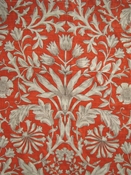 Flourish 378 Coral Red Covington Fabric 