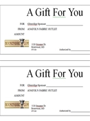 Gift Certificate