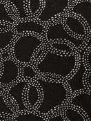 Hansel Black White Bella Dura Fabric